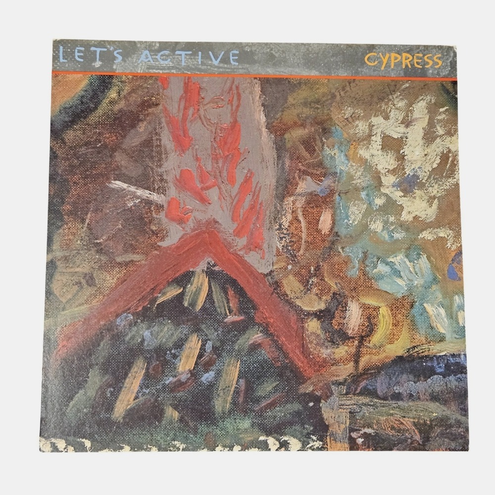 Let's Active Cypress Vintage 1984 Promo Flat Poster 12x12‎ Double Sided Rock